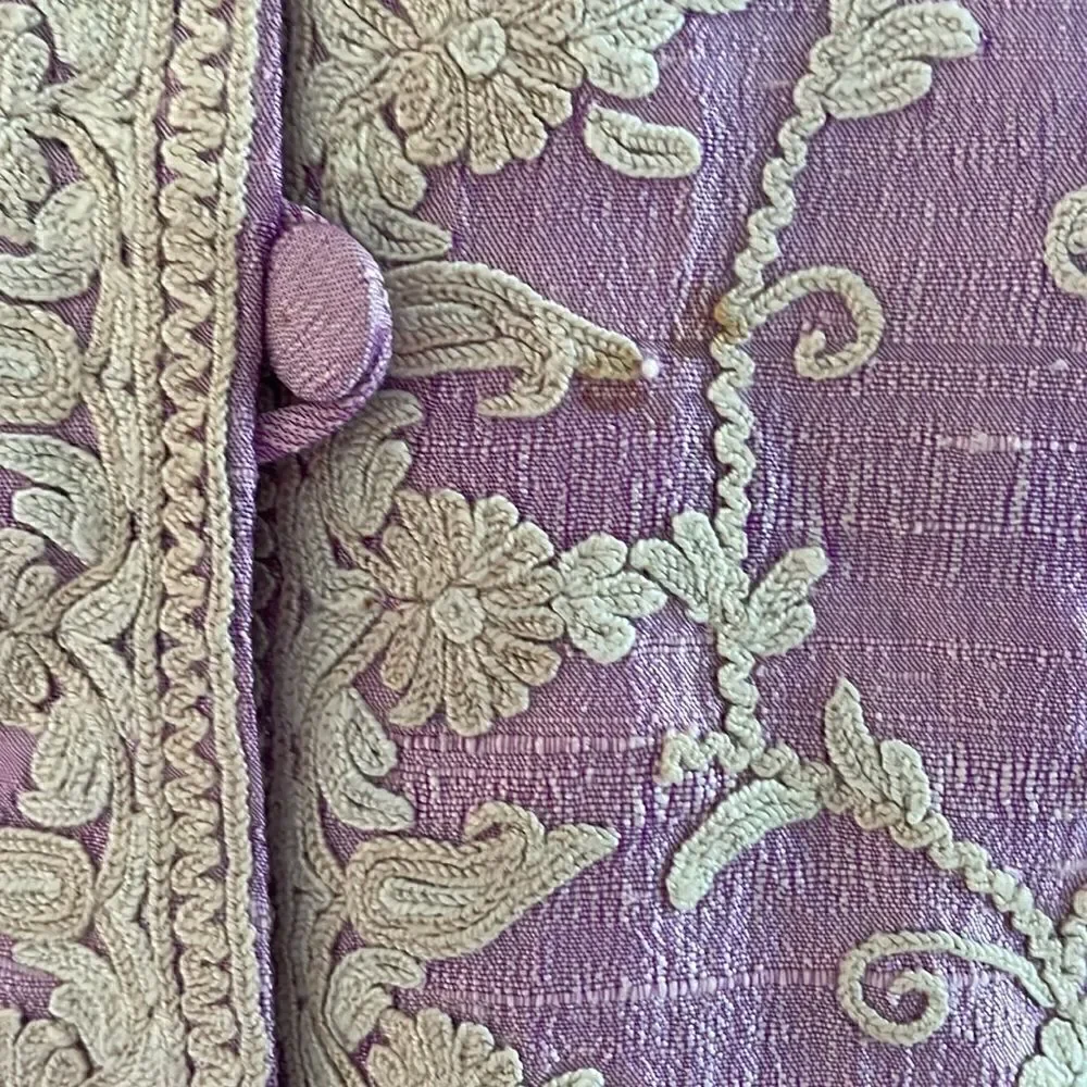 BOUTIQUE | purple & cream asian inspired jacket - Picture 13 of 13